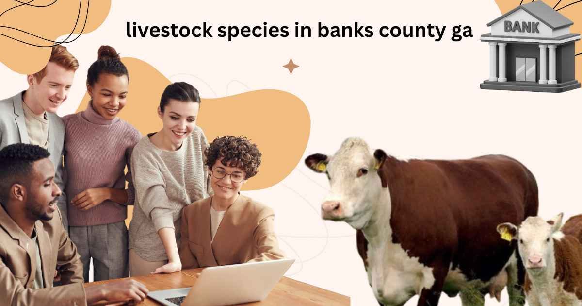 what is the highest livestock species in banks county ga